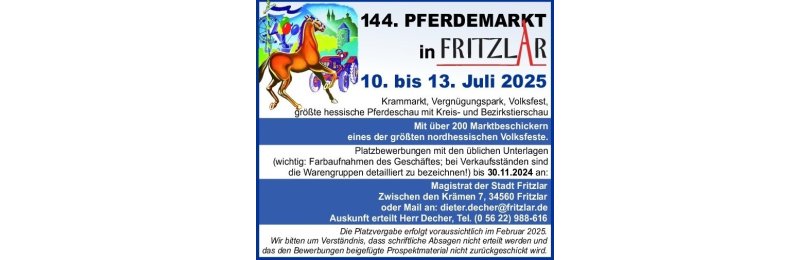 Pferdemarkt Fritzlar