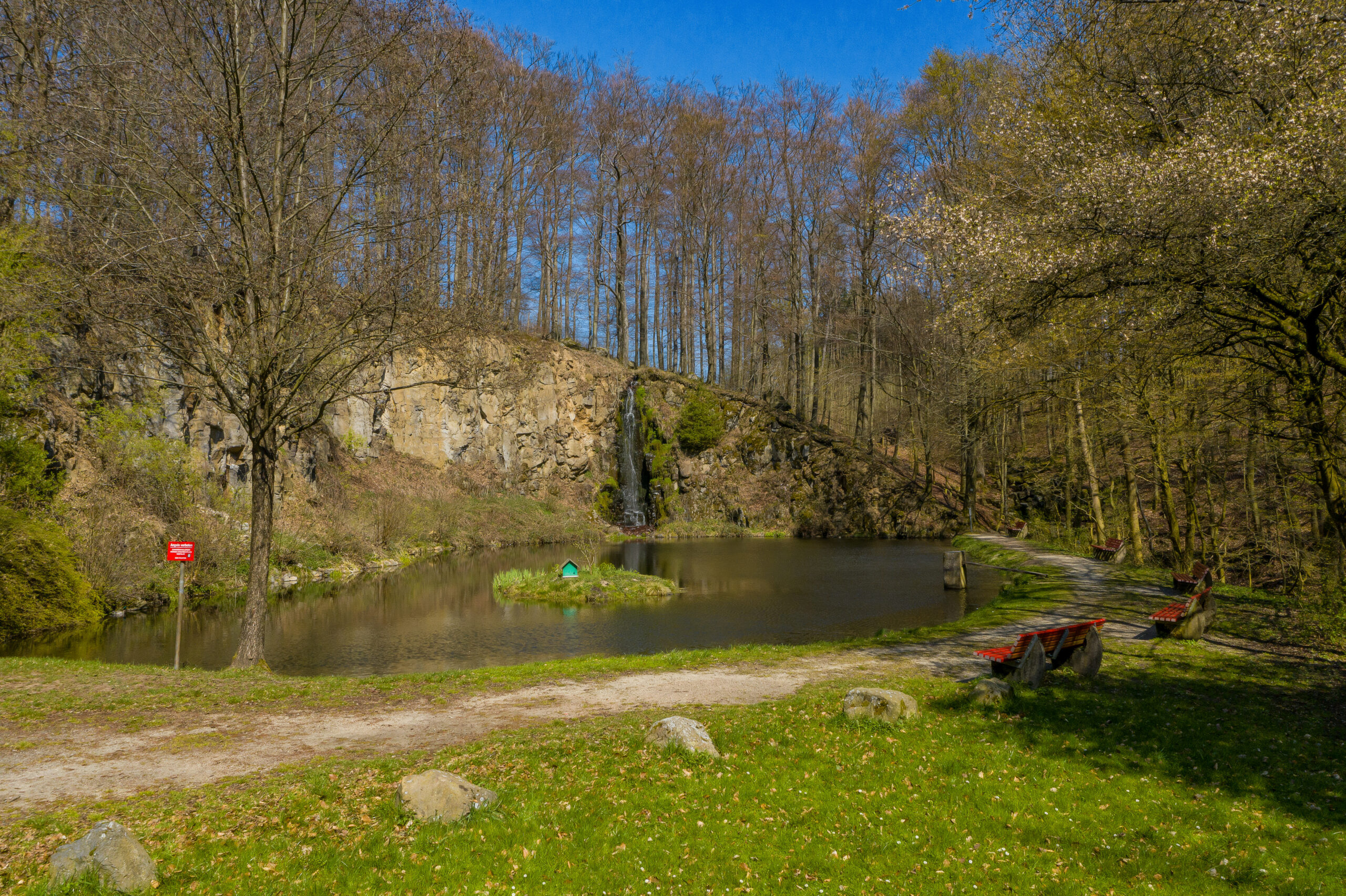 Himmelfahrtsfeier am Christeröder Wasserfall